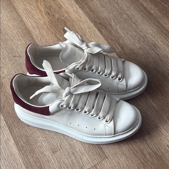 Alexander McQueen Sneakers white/cranberry - Picture 1 of 9